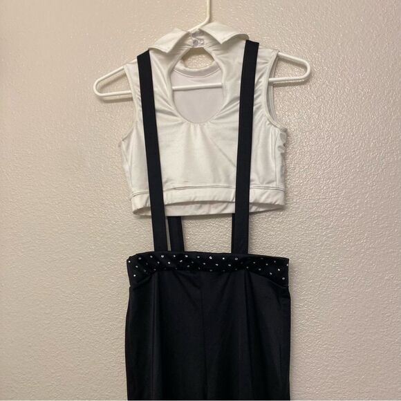 WEISSMAN Dance Costume menswear inspired black white Bye Bye Blackbird 14089 SA - Picture 3 of 15